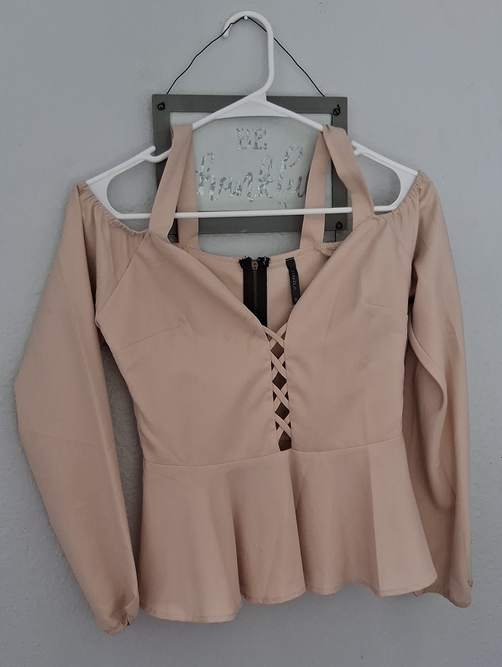 5/$13 Peplum top